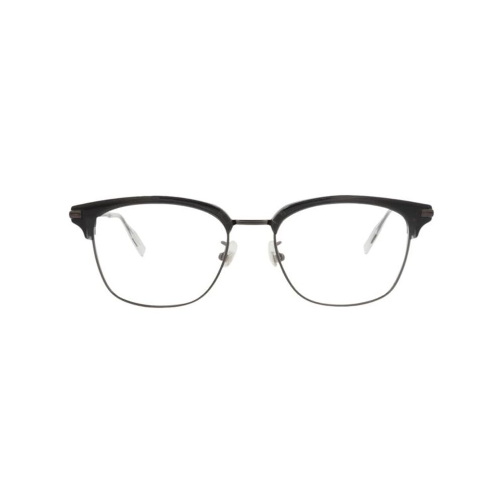 Montblanc Square-Frame Acetate Optical Frames Grey Mens